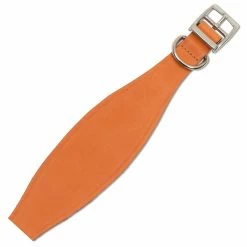 Ancol Tan Leather Greyhound Dog Collar - 34-43cm