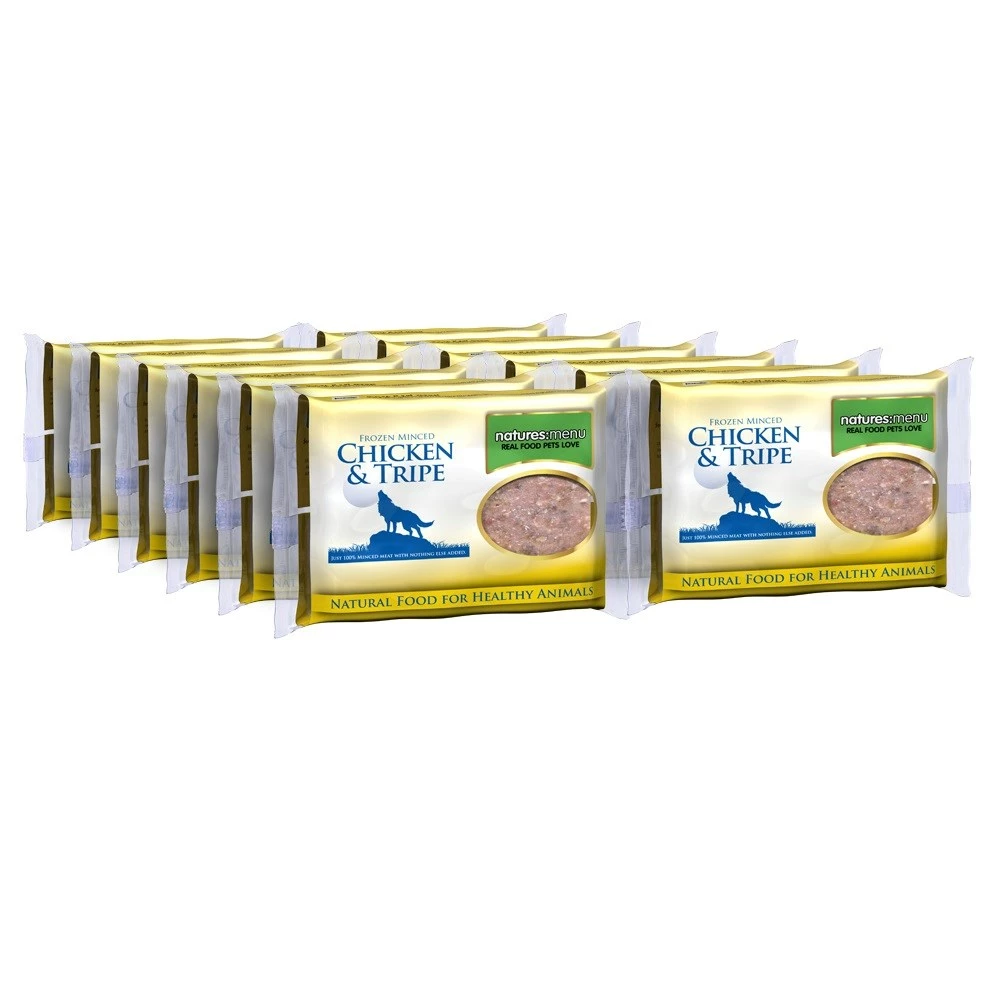 NATURES MENU MINCED CHICKEN & TRIPE 12 X 400G