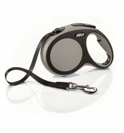 Black Flexi Comfort Tape Lead - Large (5m)