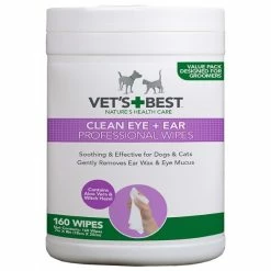 Ear & Eye Wipes For Dogs & Cats 160 Pack