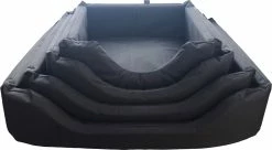 Rectangle High Sided Bed Medium Black