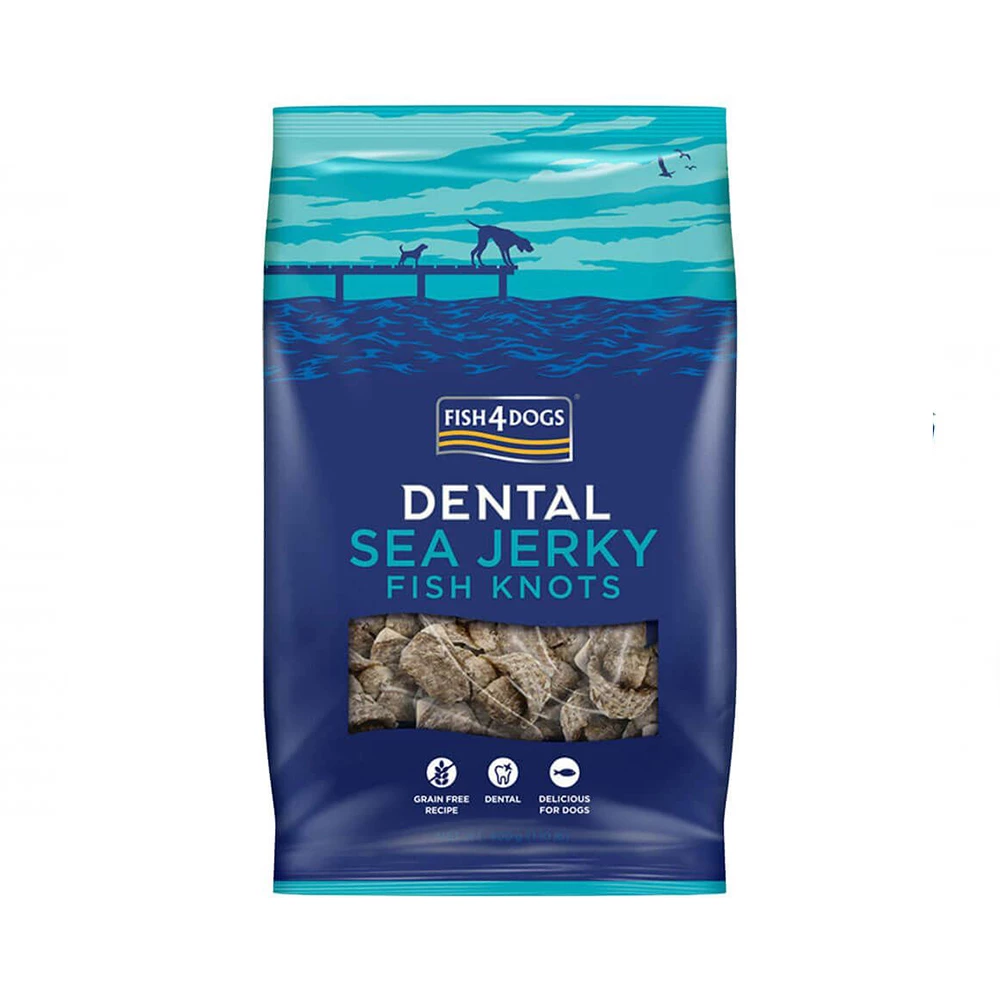 Fish4Dogs Dental Sea Jerky Fish Knots 500g