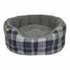 Traditional Tweed Bed Grey Check - Small