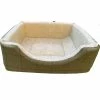 Rectangle High Sided Bed Berry/Cream - Large