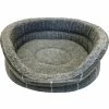 Check Oval Bed Dark Grey - Medium (28")