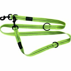 Training Double Ended Padded Sports Lead - Lime