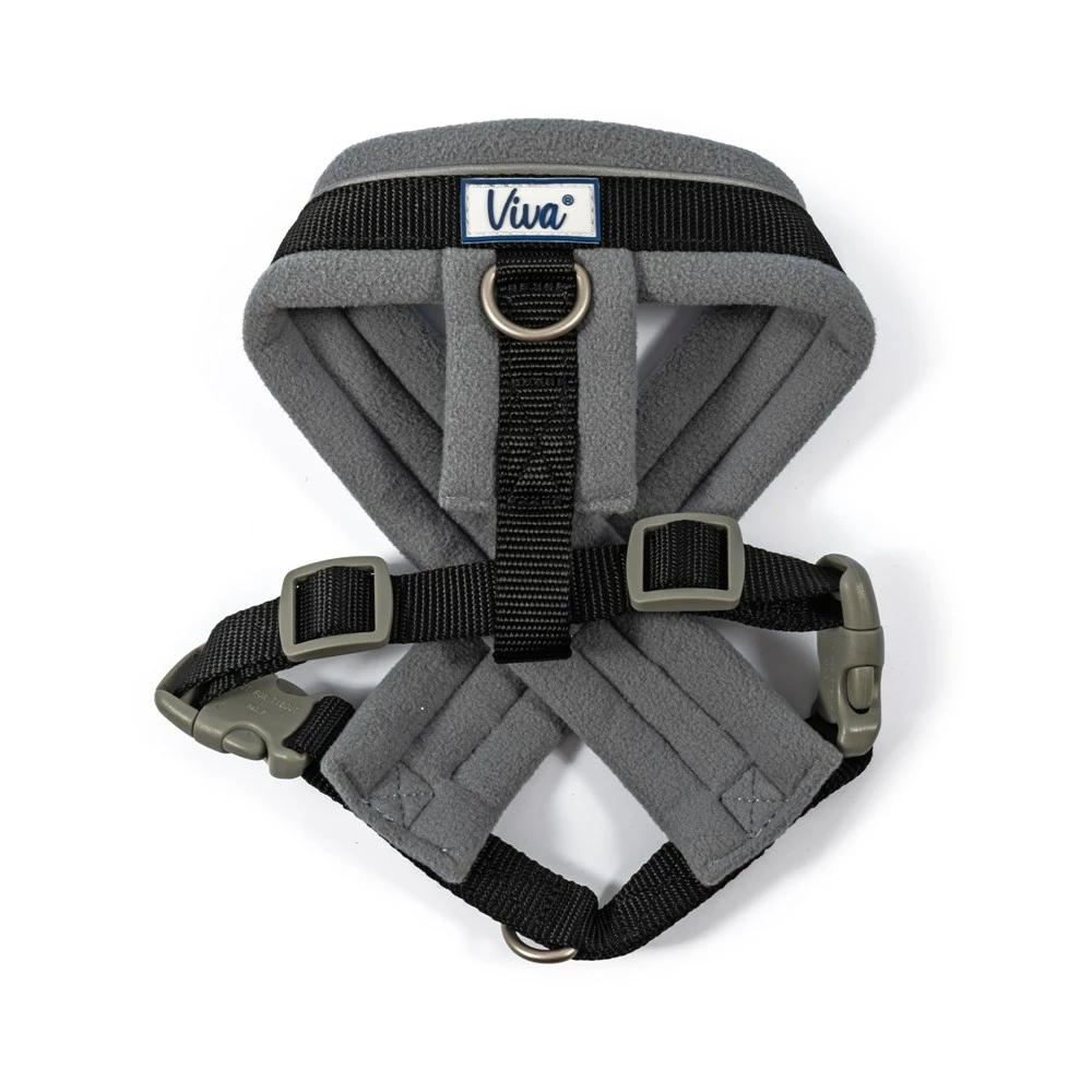 Ancol Viva Padded Harness Black - Medium (41-53cm)