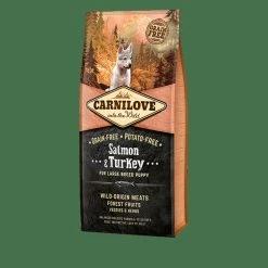 Carnilove Salmon & Turkey Large Breed Puppy 12kg