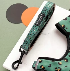 Cocopup London Khaki Leopard Lead